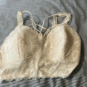 Cream colored brunette, never worn.